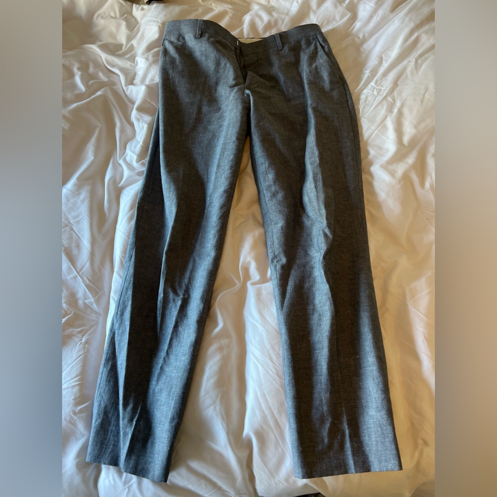 Men’s J. Crew Ludlow Slim Irish Linen Pants Size 33x30